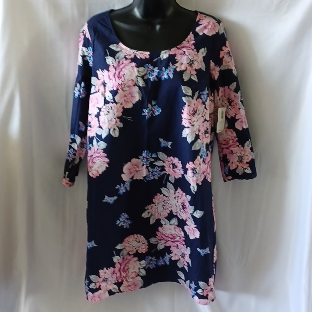 Old Navy Floral Shirt Dress, Size M